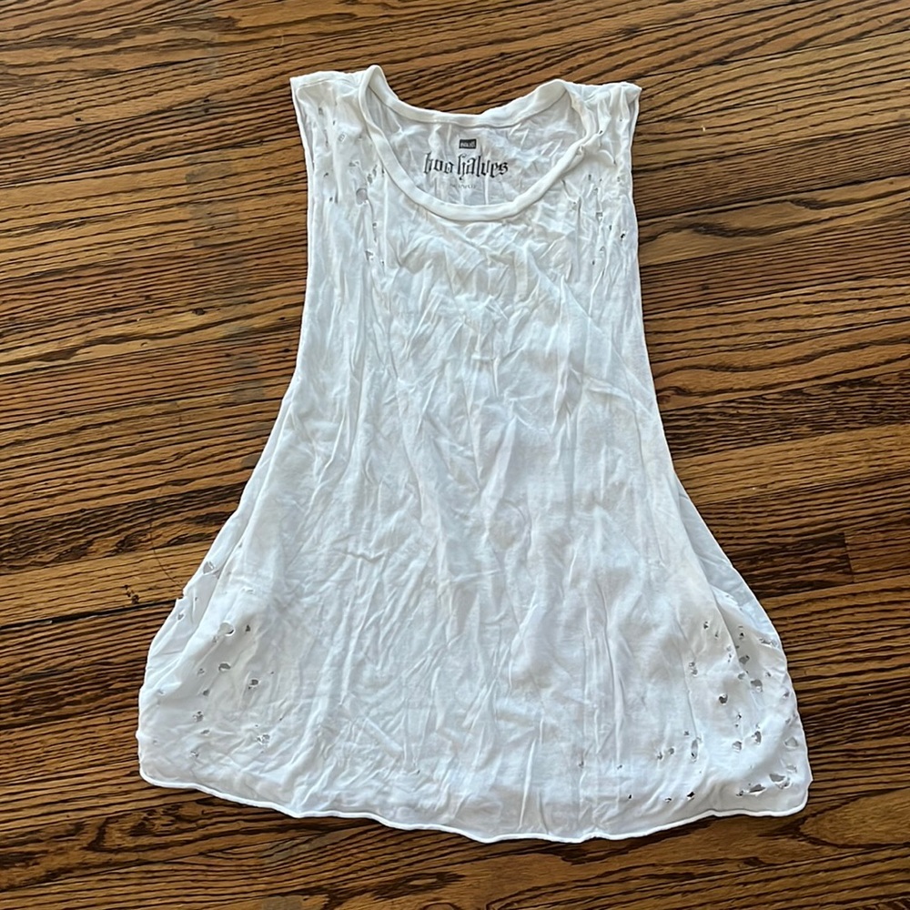 Two Halves white muscle tee